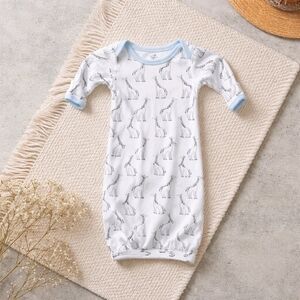 Touched by Nature Organic Cotton Preemie/Infant Giraffe Gown
